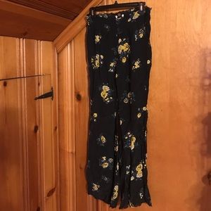 Silk pants from Free People